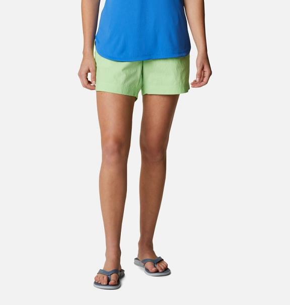 Columbia PFG Backcast Shorts Green For Women's NZ75843 New Zealand